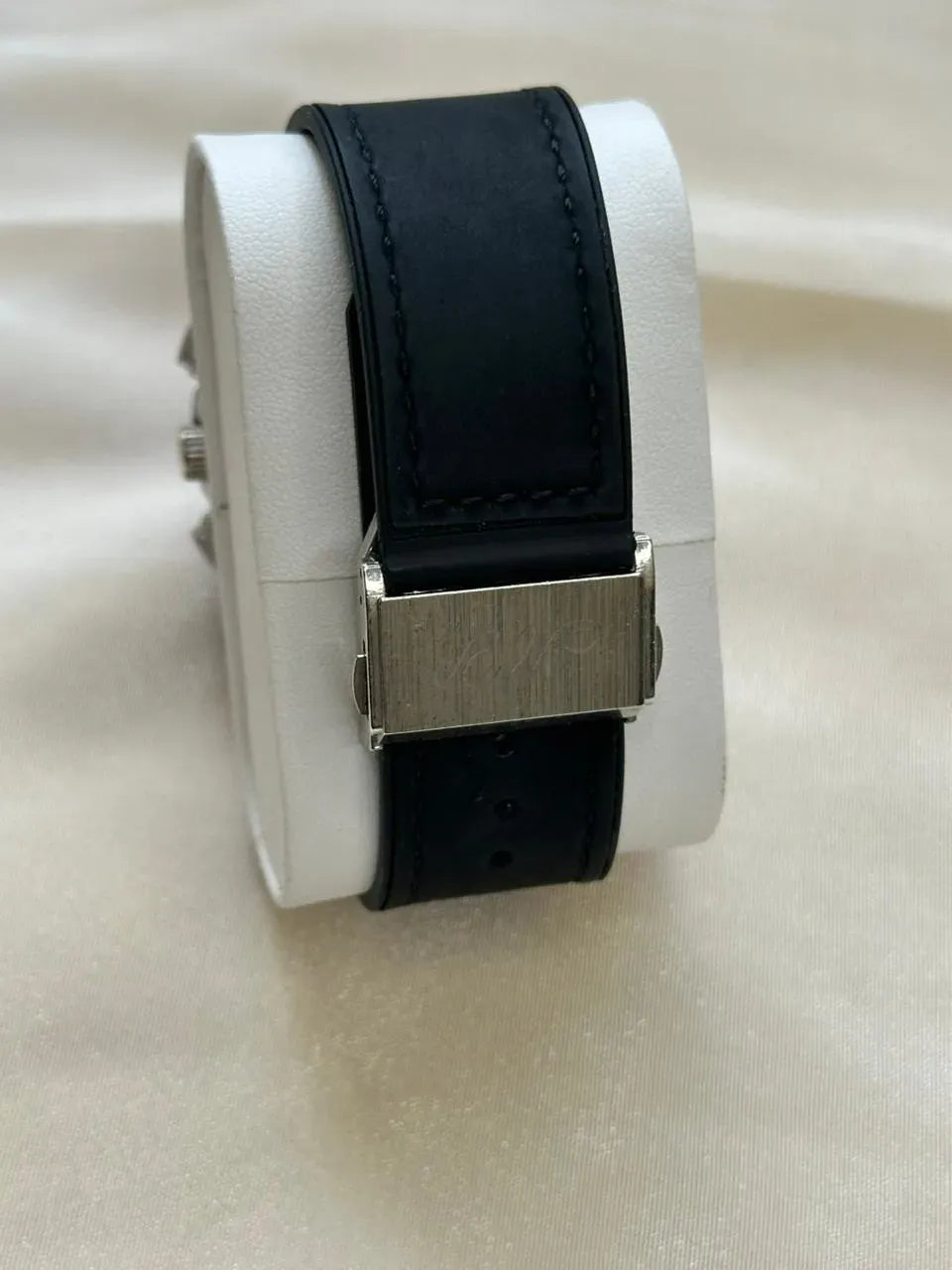 Hublot Geneve Classic Fusion Stainless Steel Quartz Watch -Black and silver
